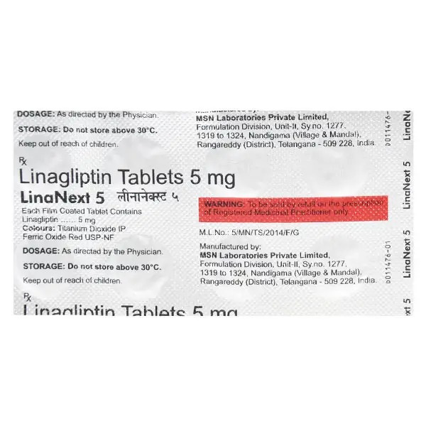 Linanext 5mg Tablet